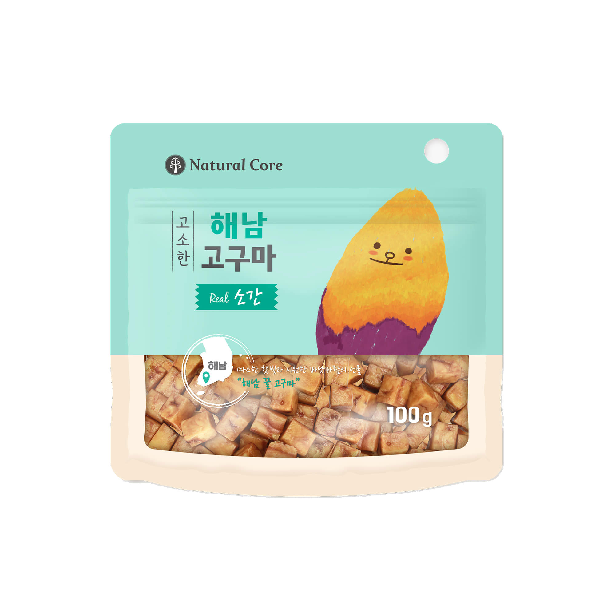 韓國 Natural Core 韓國紅薯牛肝粒 100g|狗狗營養零食♡狗糧/零食