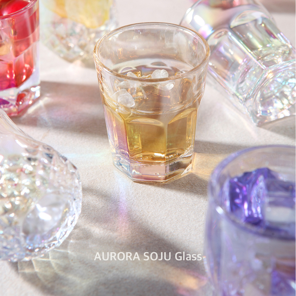 Cozycotton – AURORA 燒酒杯 4P Set (4colors)♡韓國廚具