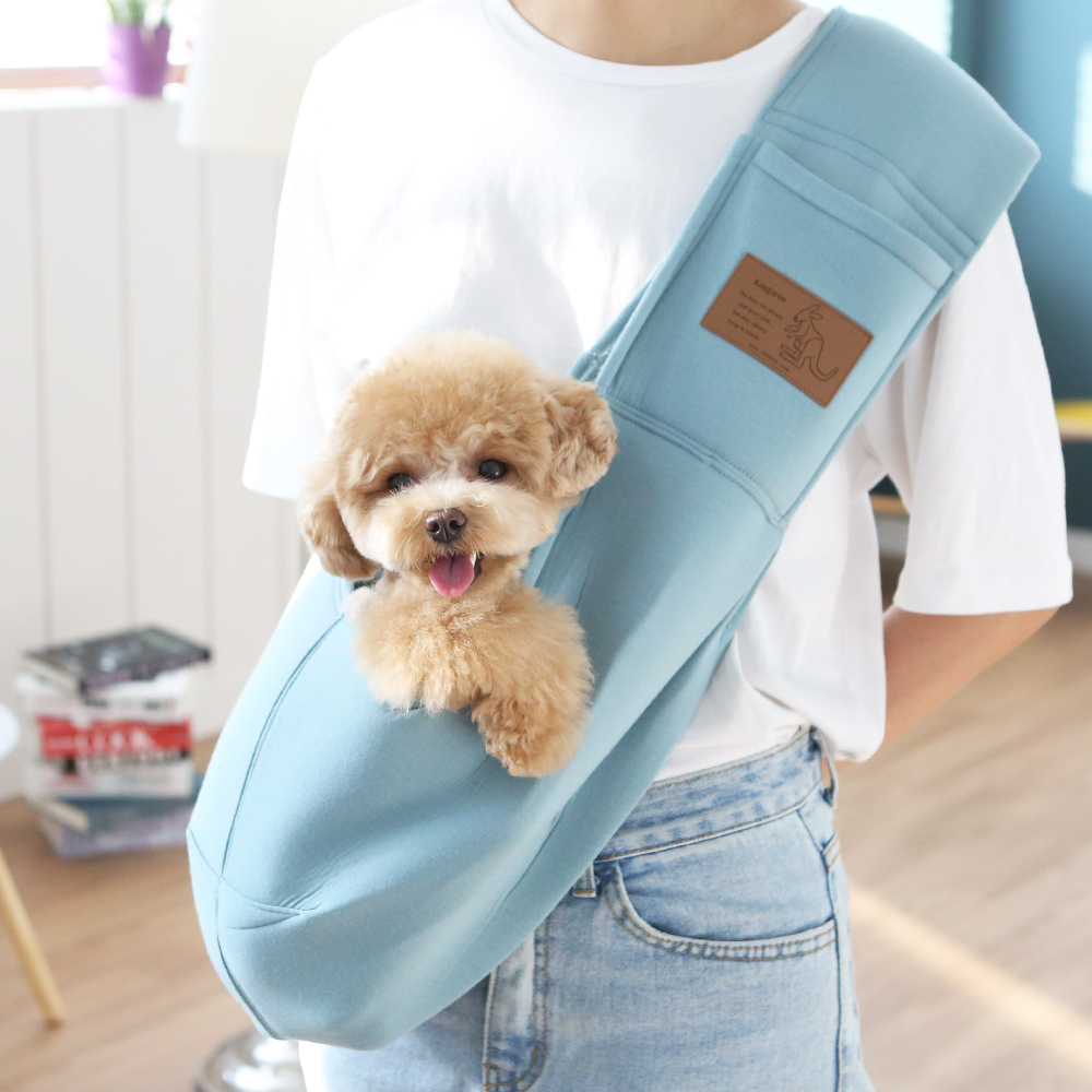 韓國itsdog – Kangaroo Sling Bag(薄荷色)♡寵物生活用品
