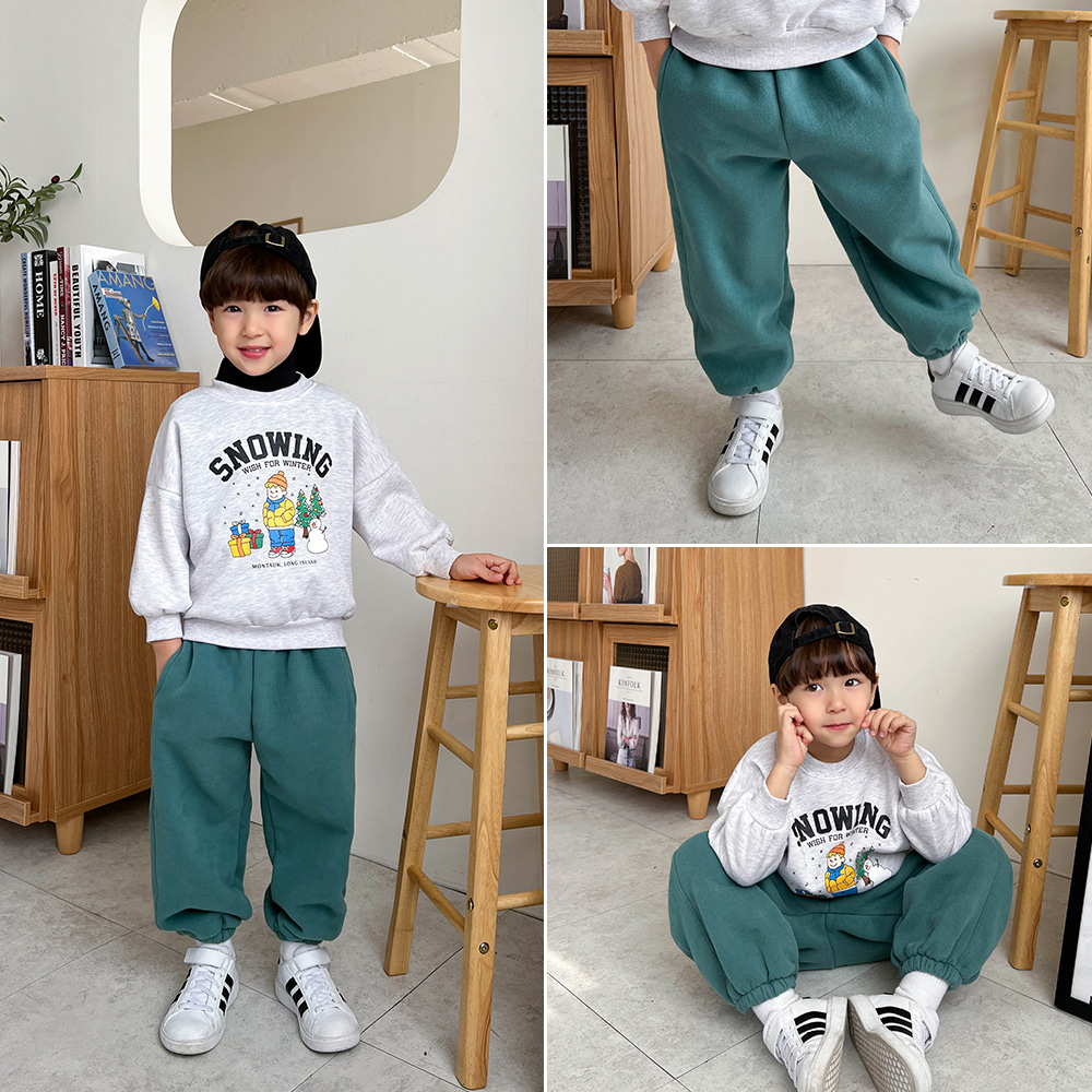 little-bro-절개라인기모조거팬츠[팬츠BDYB183B]♡韓國童裝褲