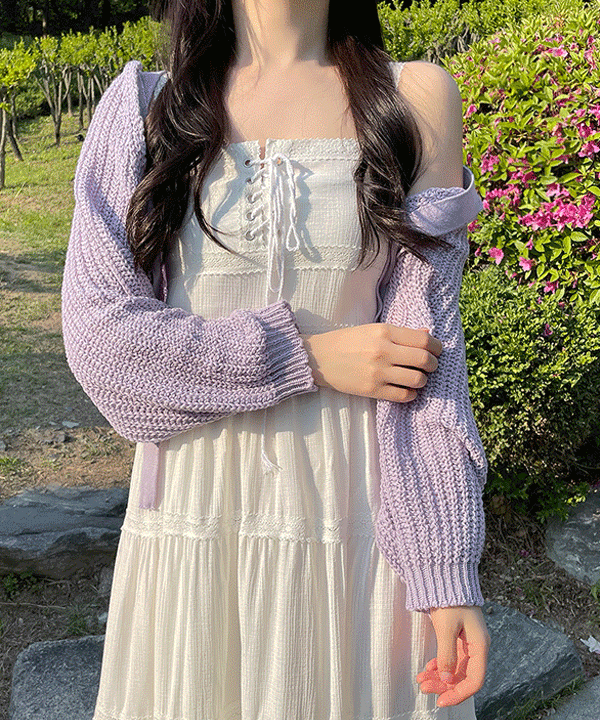 엔젤 아일렛 펀칭 롱원피스 2color - 썸데이즈♡韓國女裝連身裙