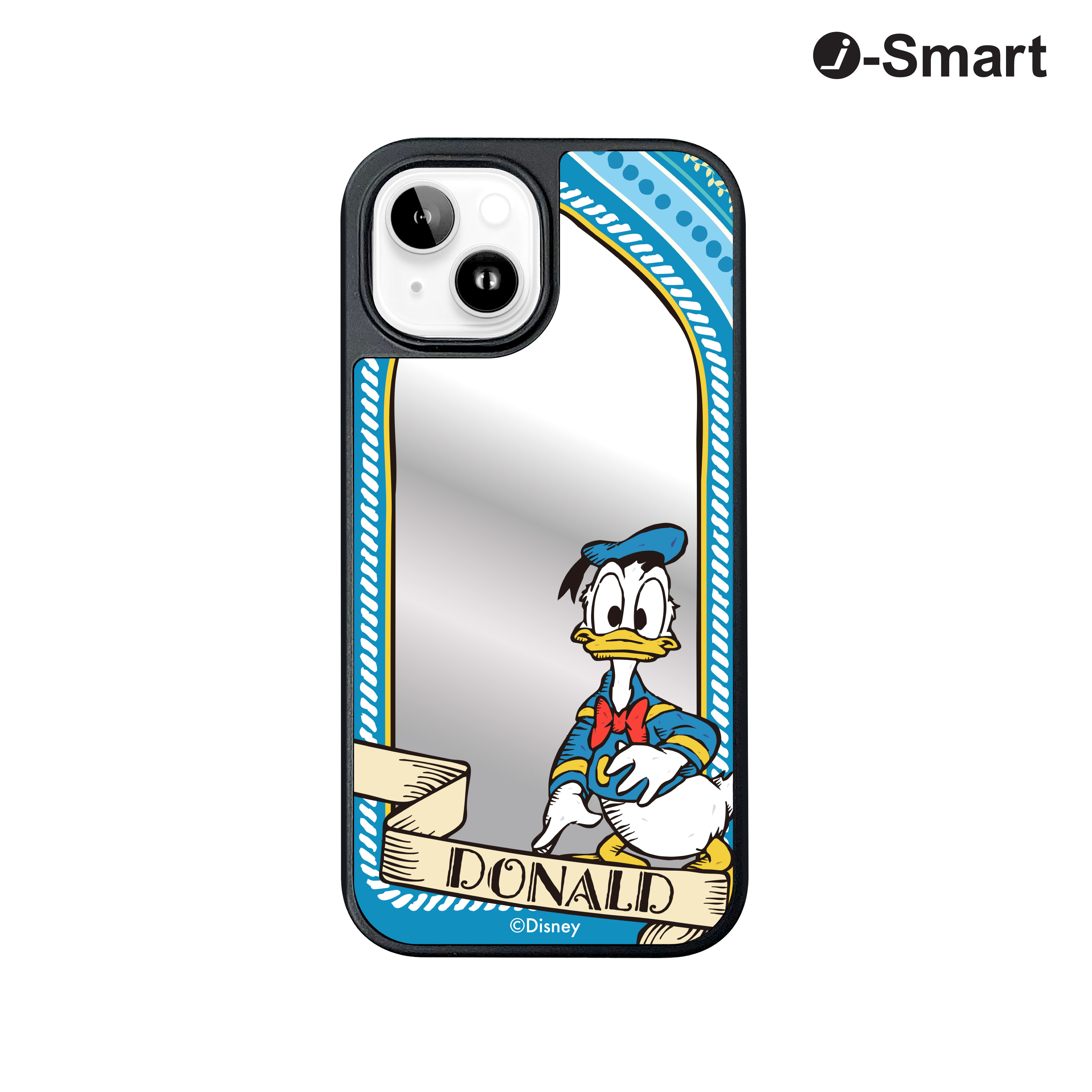 iSmart-迪士尼鏡面手機殼-iPhone15系列-唐老鴨 Donald Duck