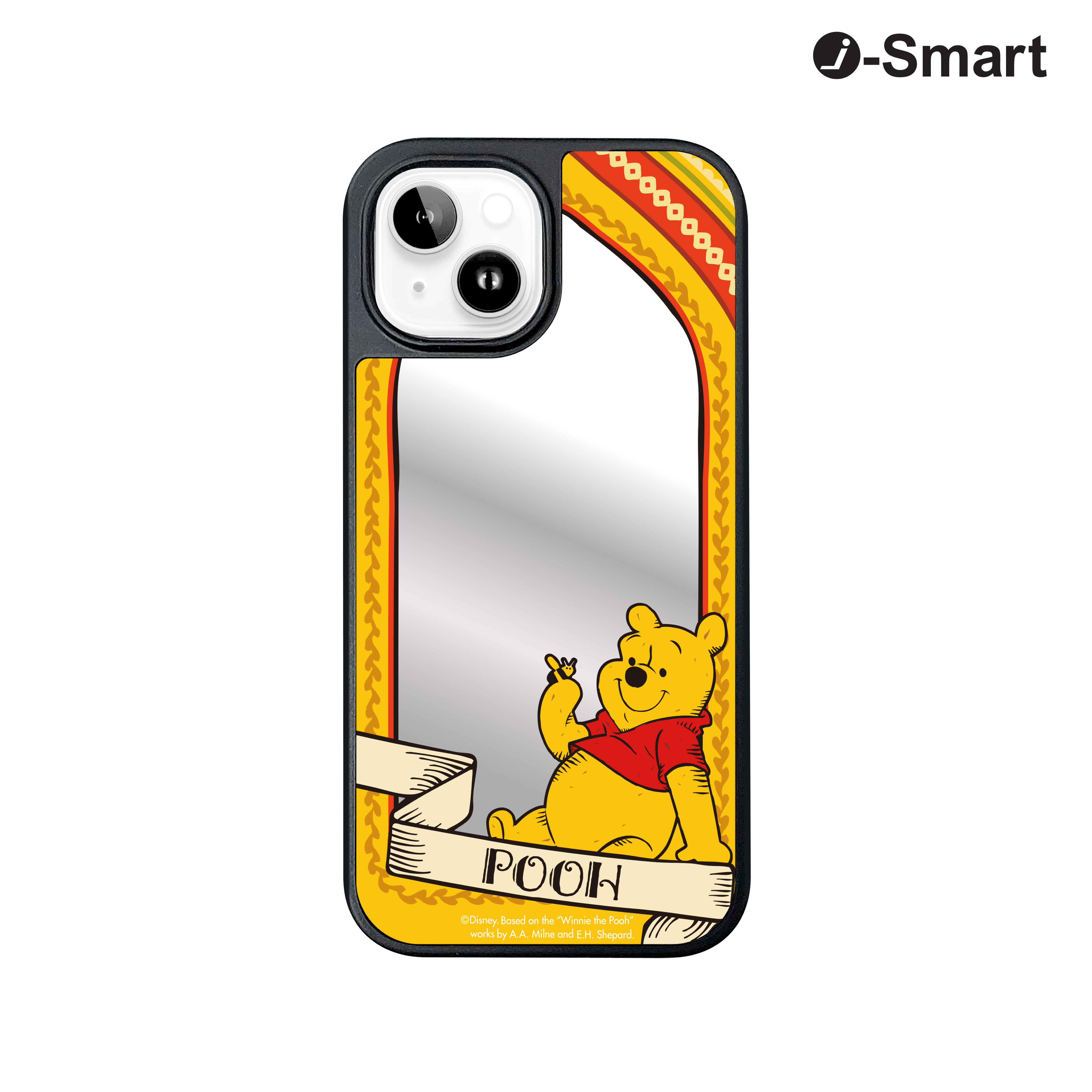 iSmart-迪士尼鏡面手機殼-iPhone15系列-Winnie The Pooh