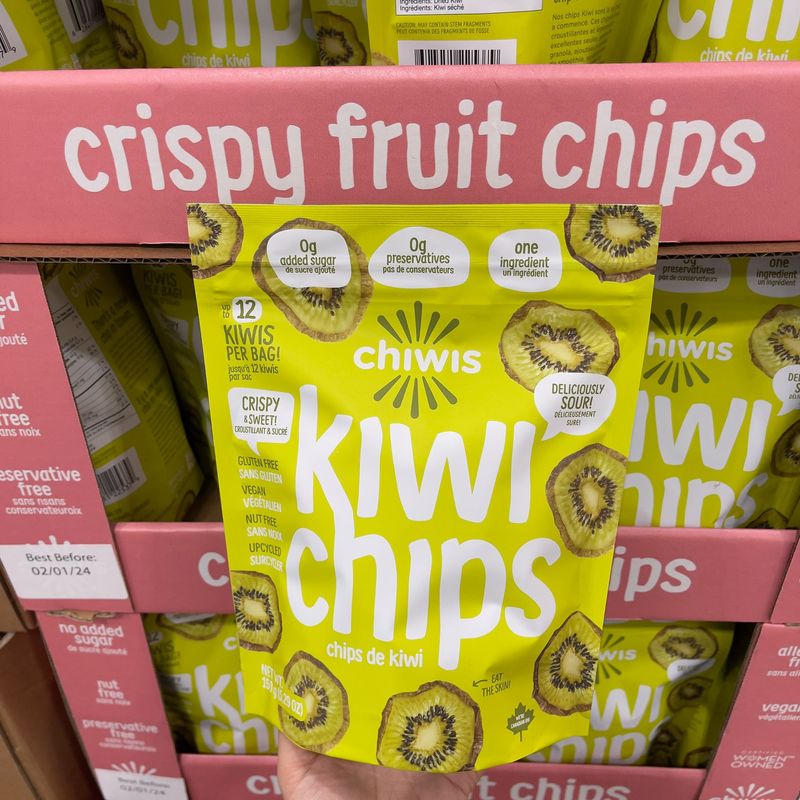 【加拿大空運直送】Chiwis Kiwi Chips 奇異果脆片 150g