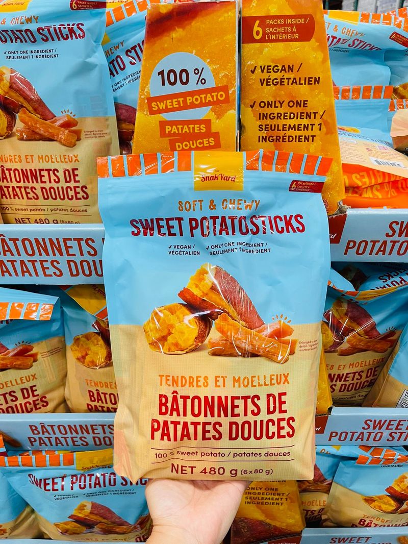 【加拿大空運直送】SnakYard Sweet Potato Sticks 紅薯乾 480g