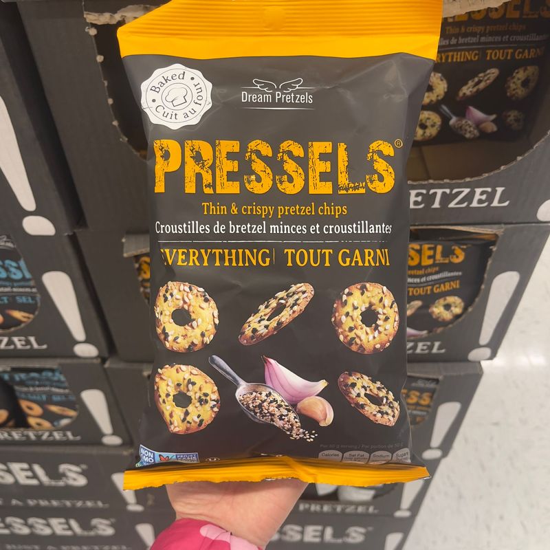 【加拿大空運直送】Dream Pretzels Pressels Baked Pretzel Chips 烤椒鹽脆餅 200g